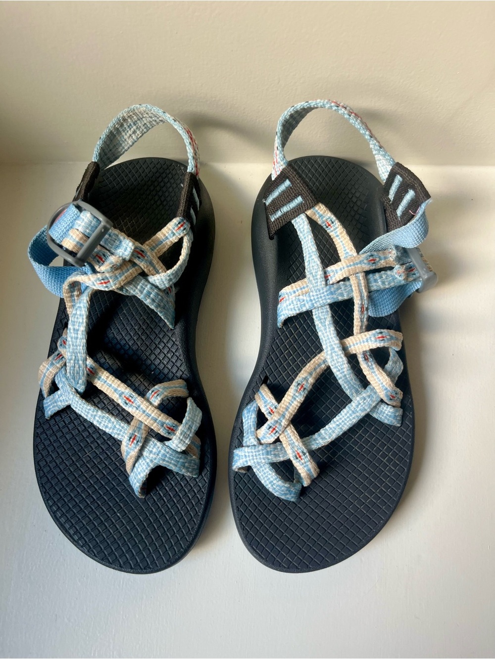NWOT Chaco ZX/2 Sandals in Sphere Blue